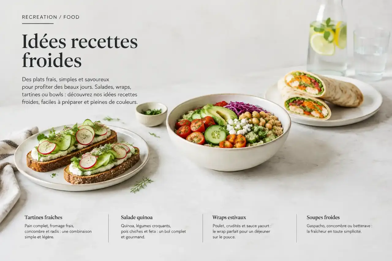 idées recettes froides