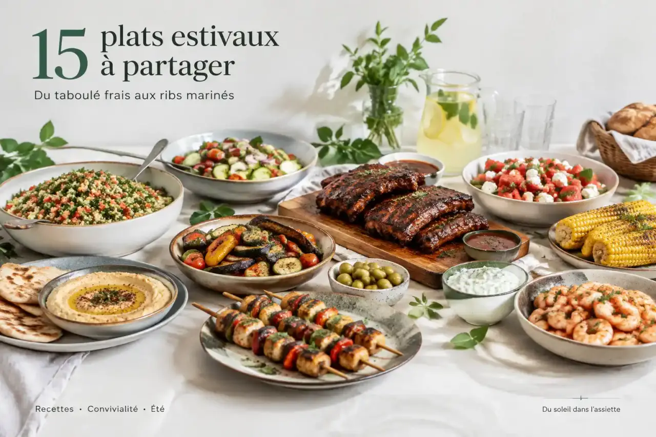 15 plats estivaux à partager, du taboulé frais aux ribs marinés