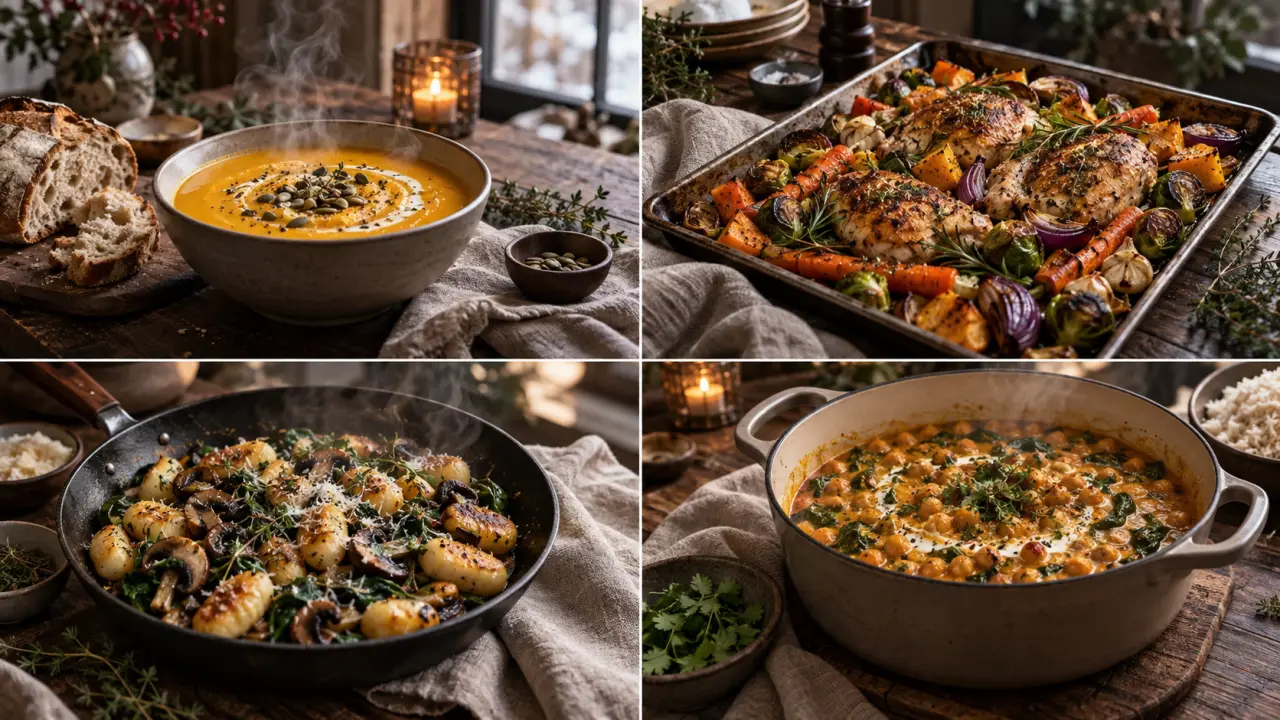 Idées repas hiver : 4 façons de préparer un dîner chaud sans passer la soirée en cuisine